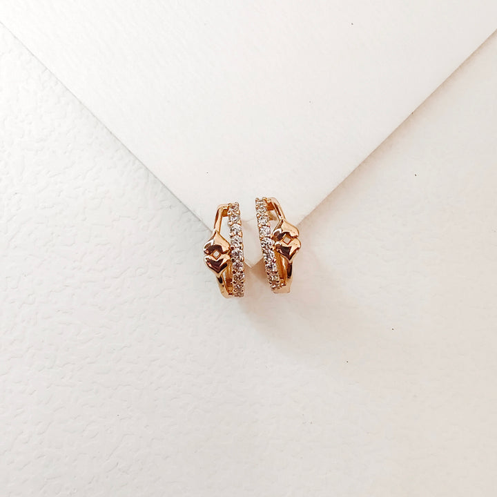 DAIMOND WITH HEART BALI EARRING