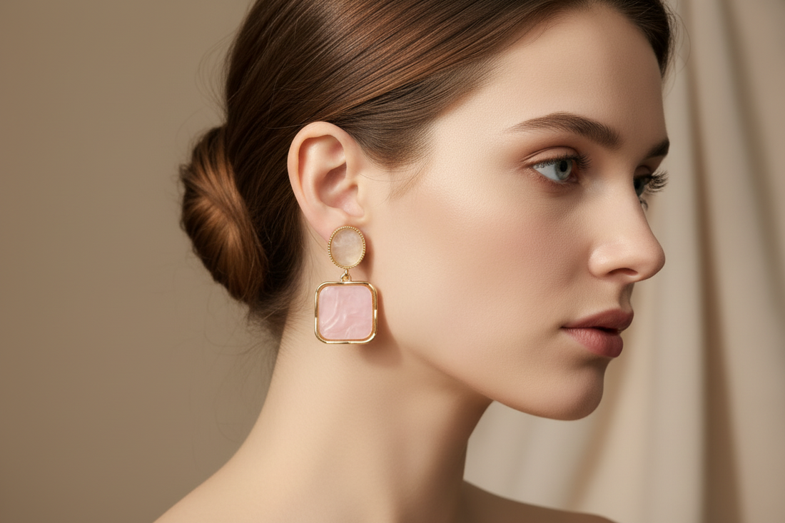 Sweet square earring