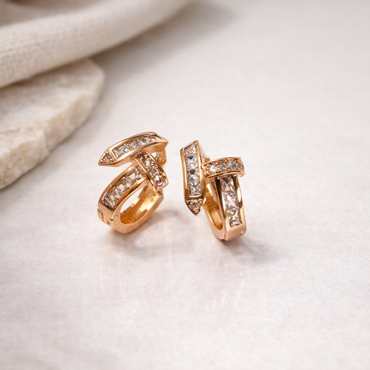 Twisted tip bali earring