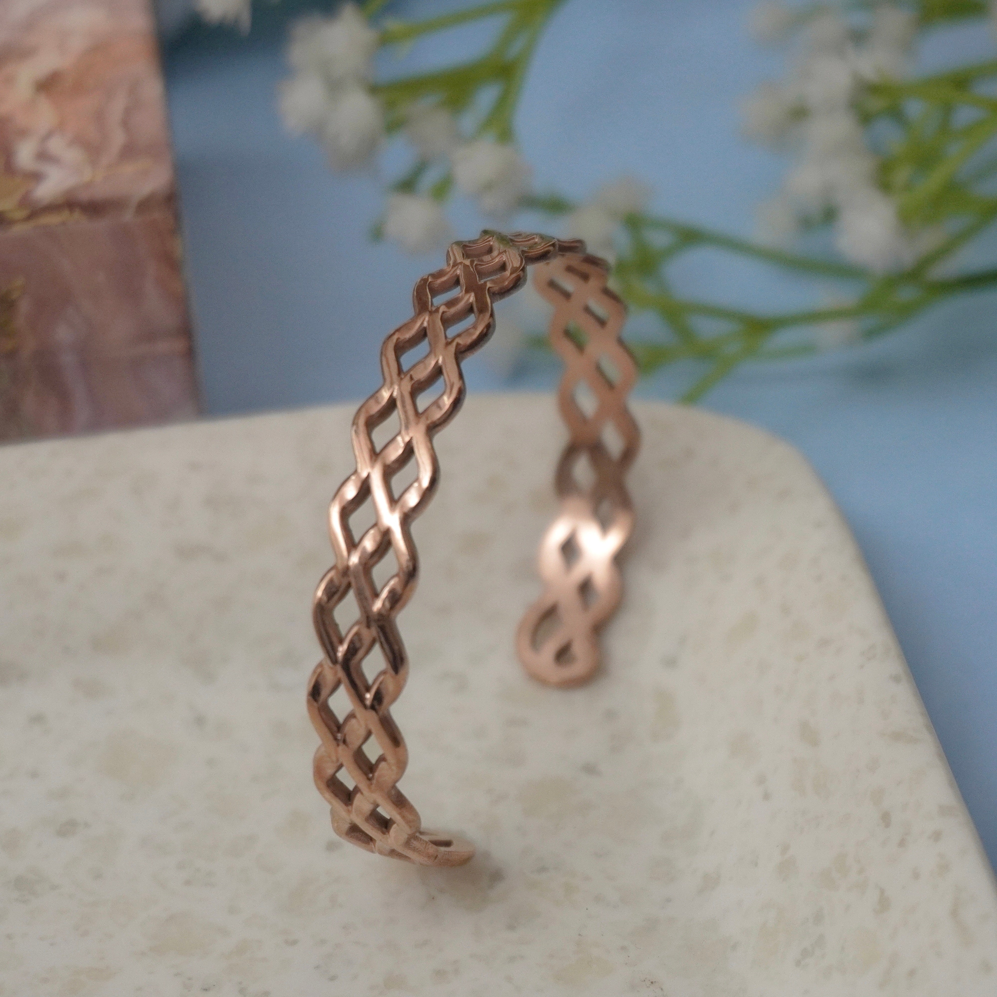 Hammered bracelet