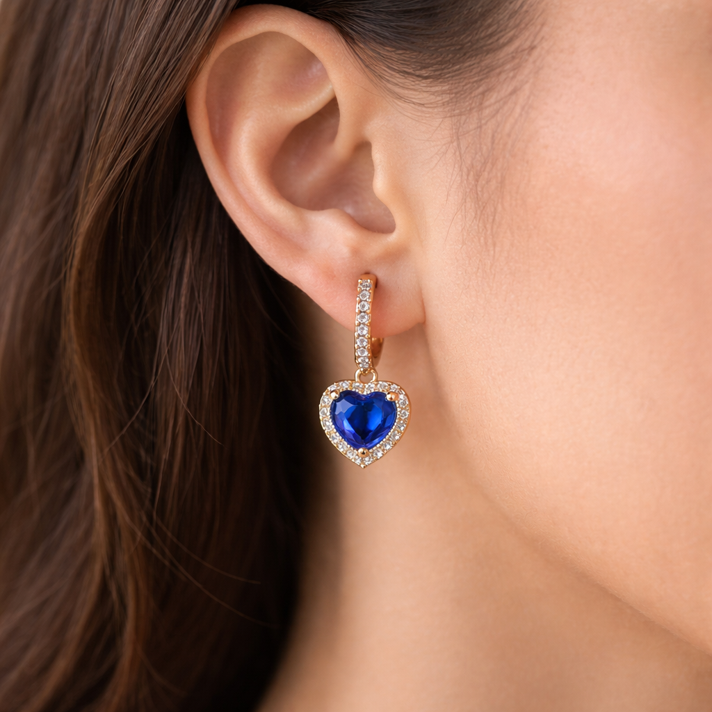 Sweet heart bali earring