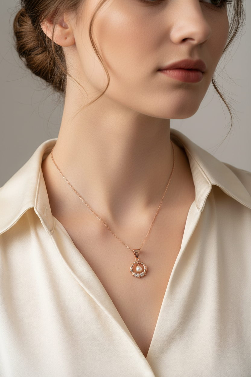 Cazins pearl necklace