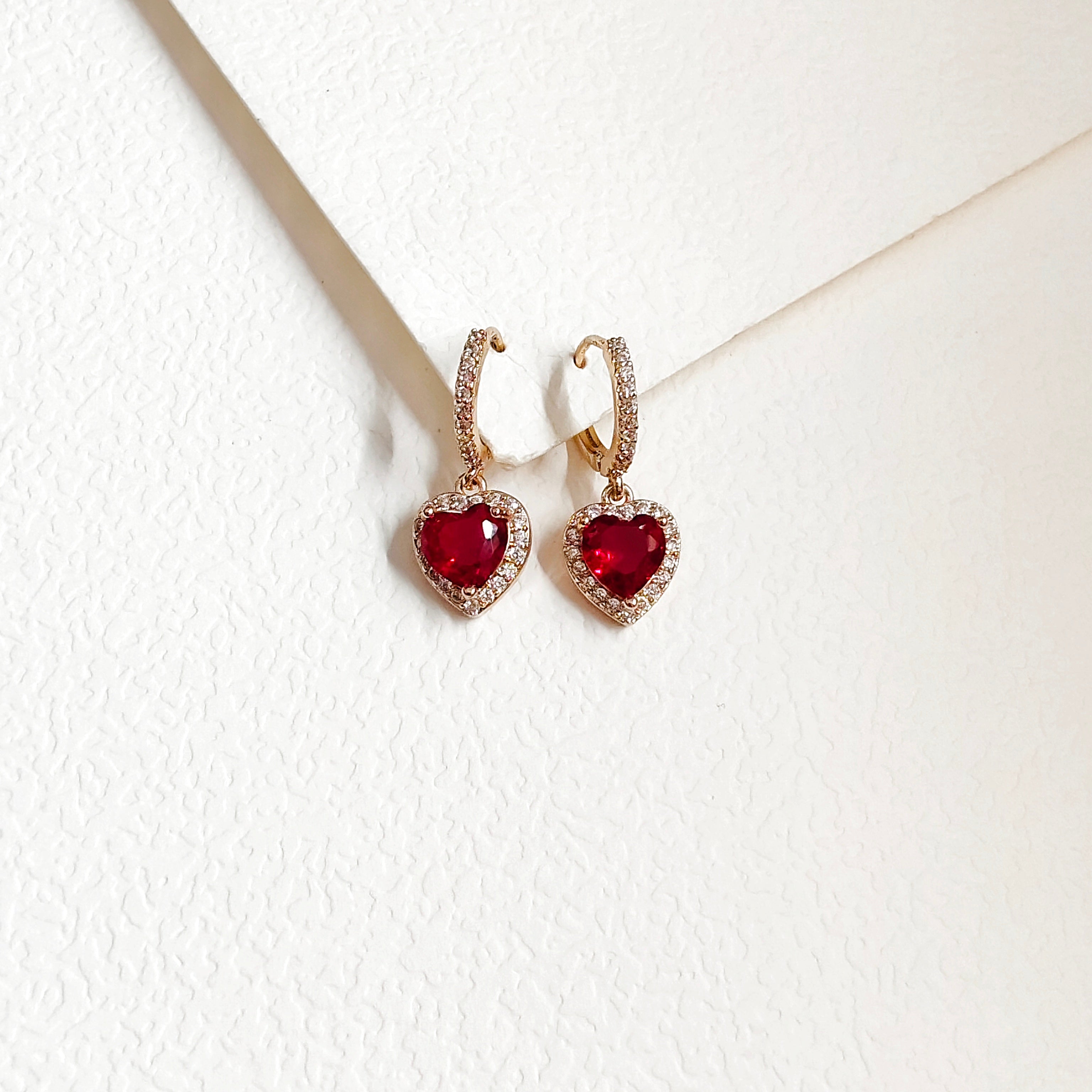 Sweet heart bali earring