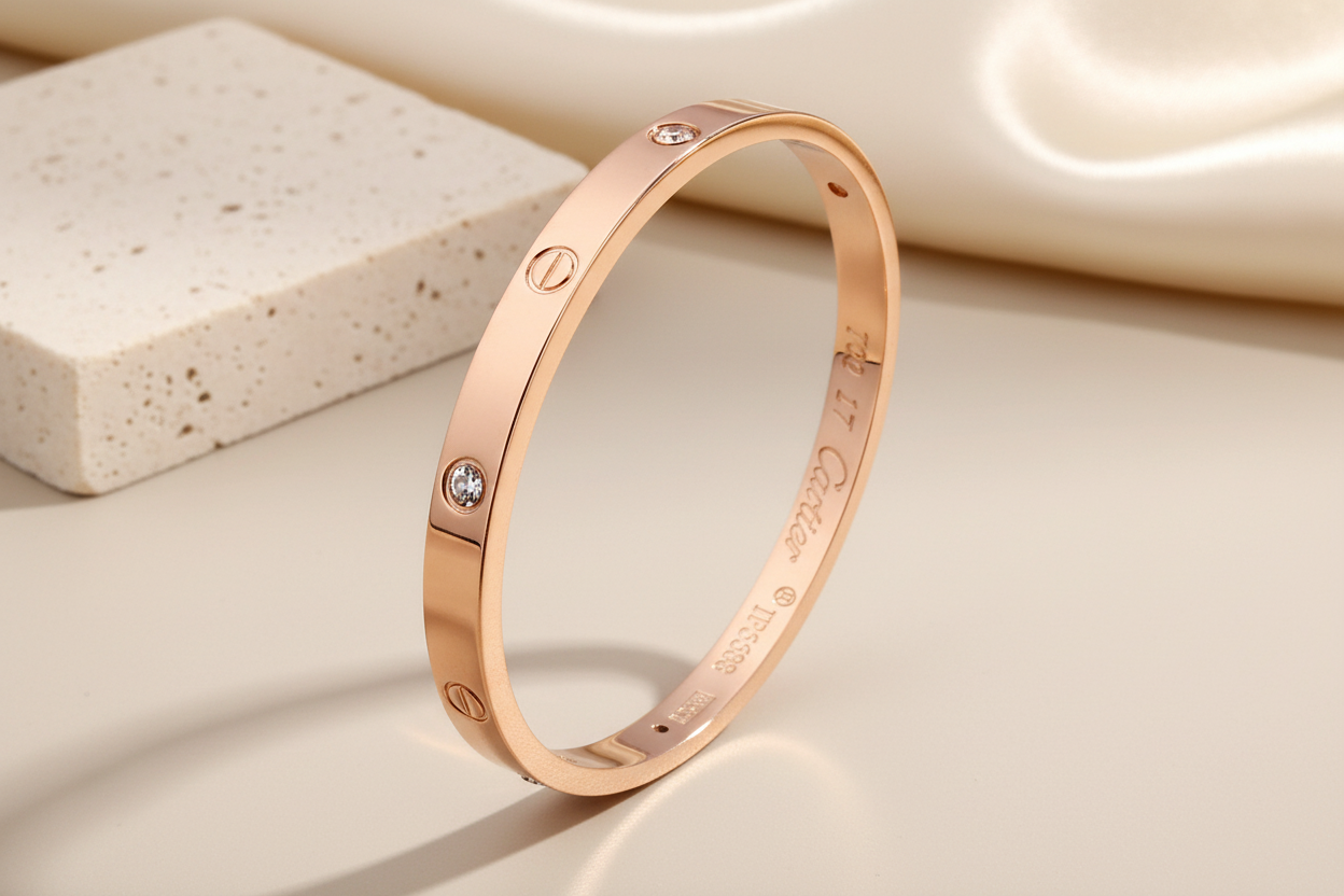 Gold plated bracelet