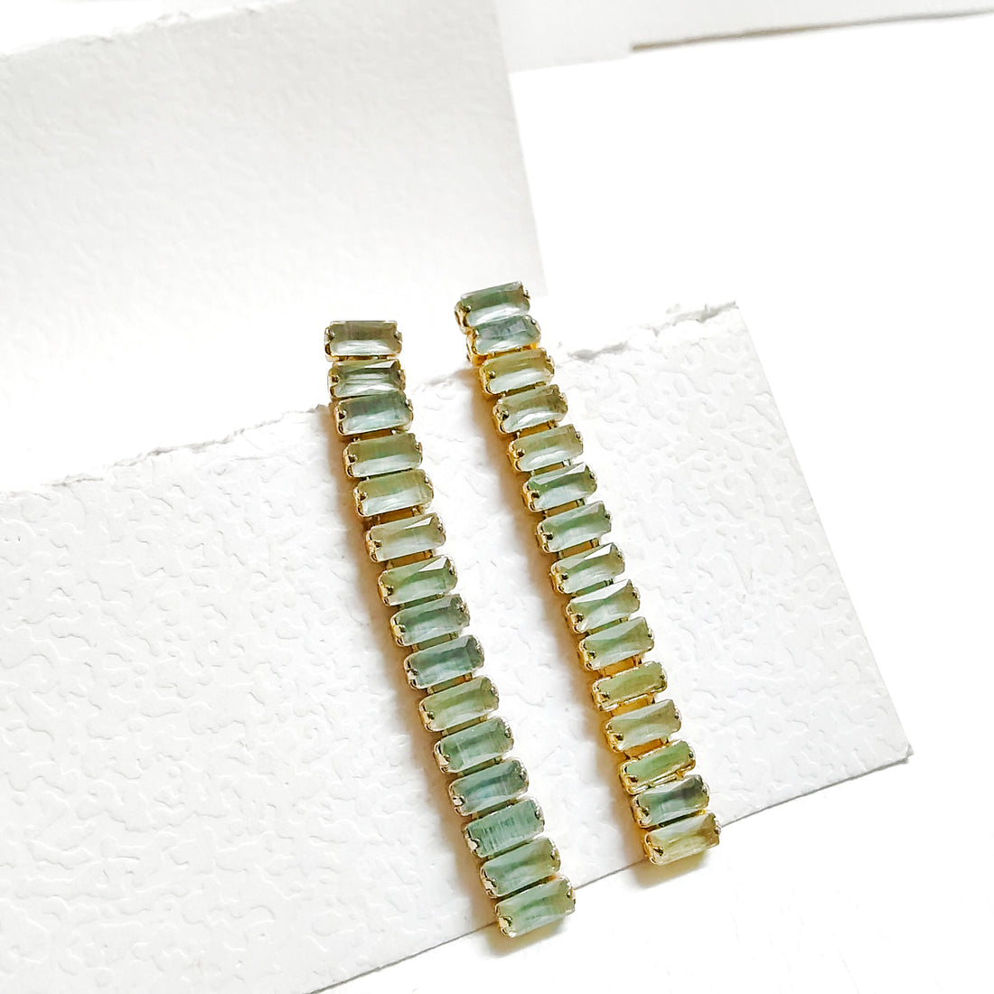 Aloha snake layer earring