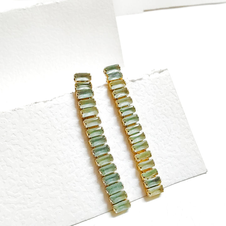 Aloha snake layer earring