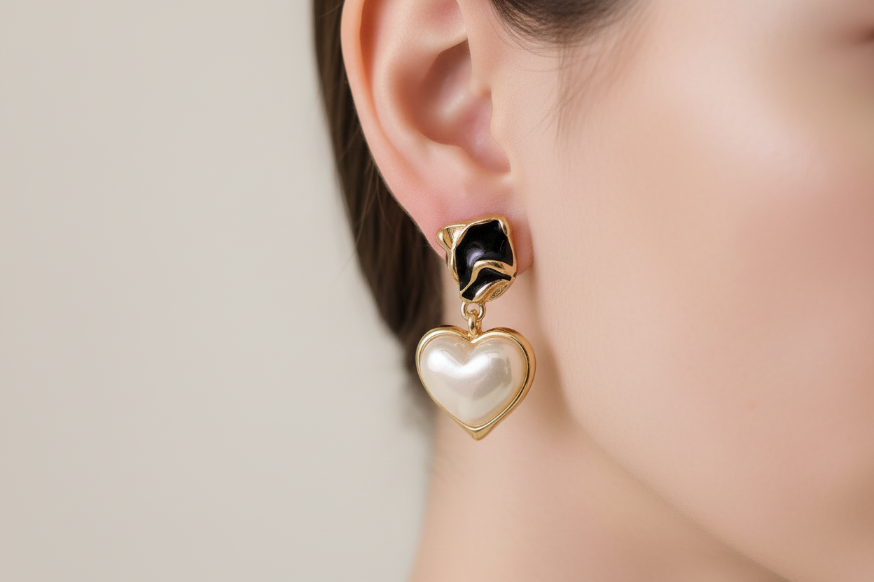 Magic heart earring