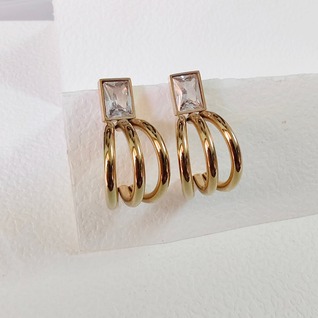 Tripple hoop earring