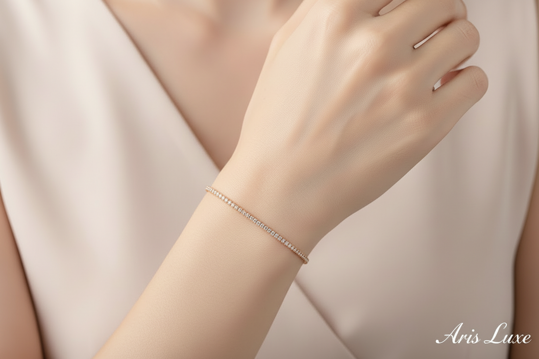 Precious square bracelet