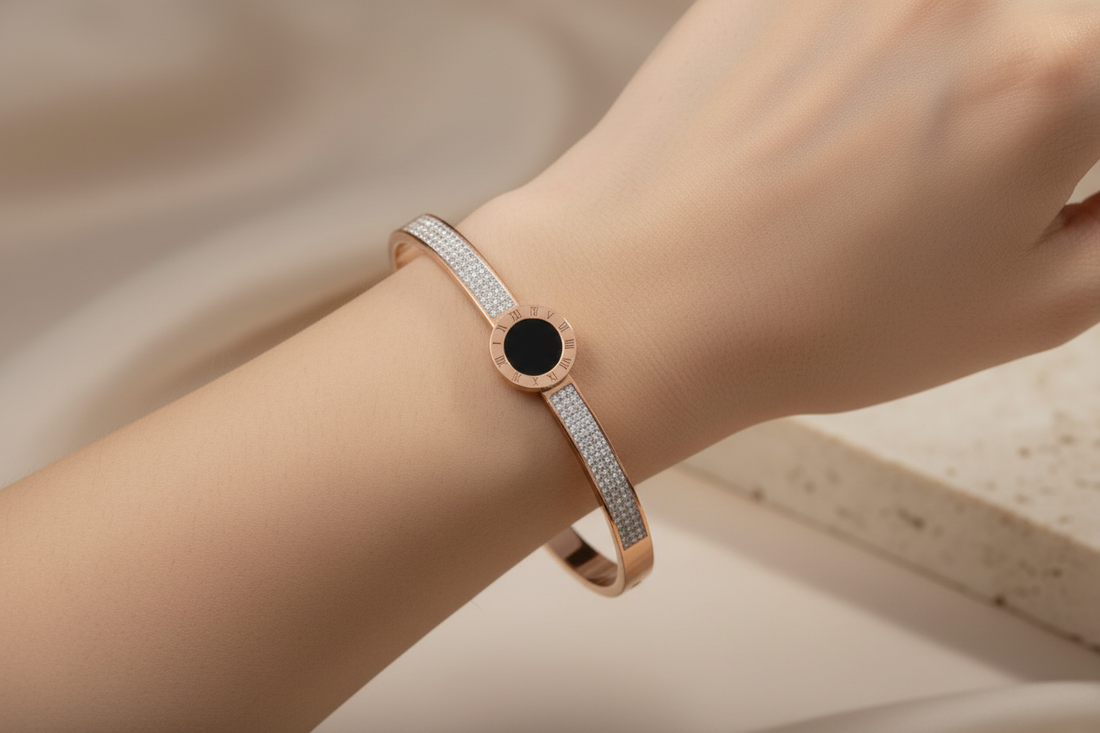 Crystal charm bracelet