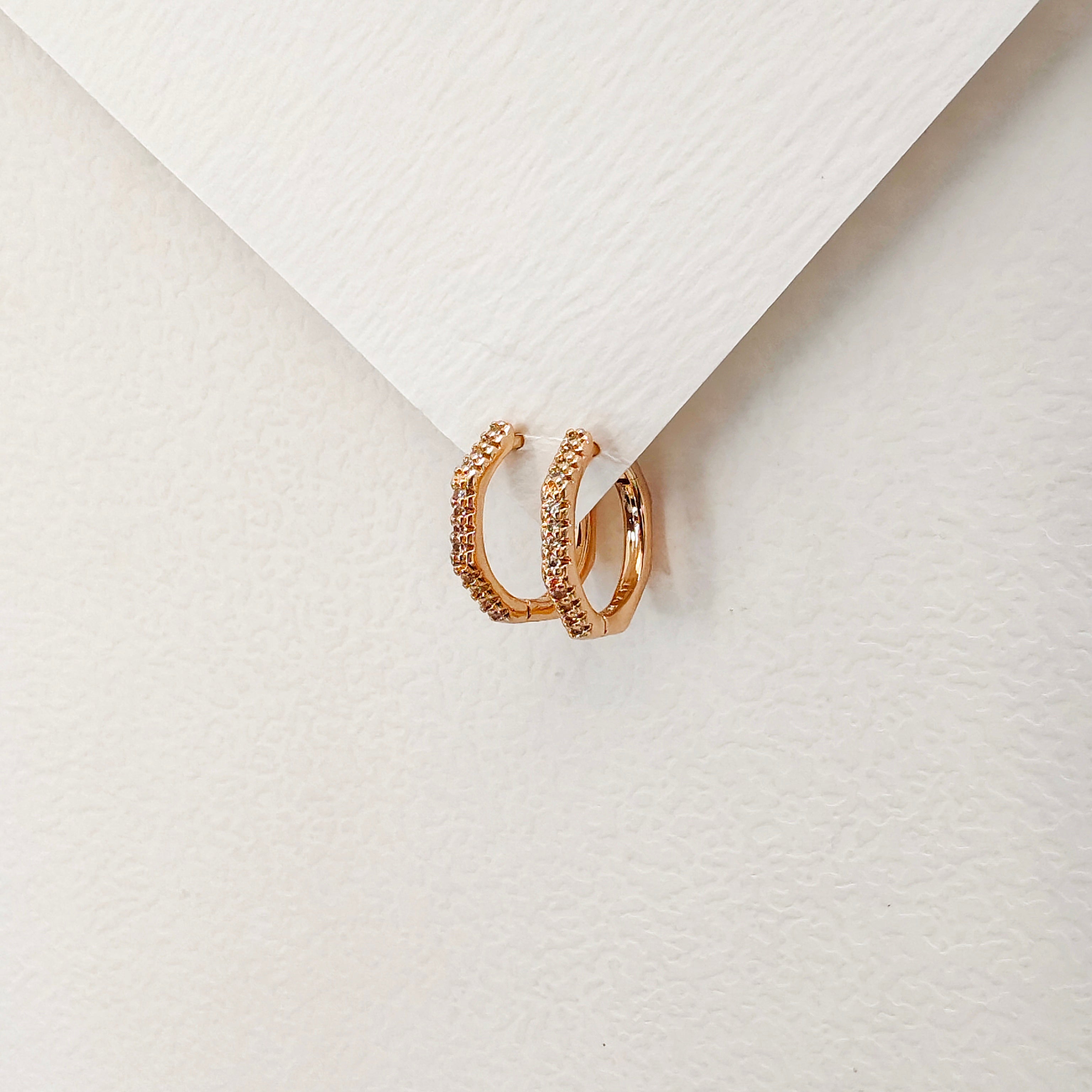 Hexagon bali earring