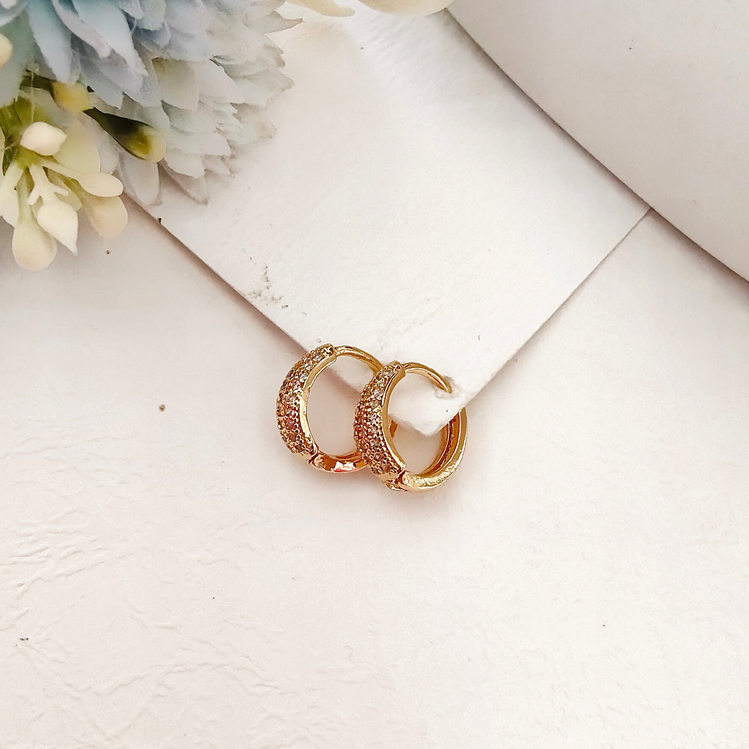 American daimond bali earring