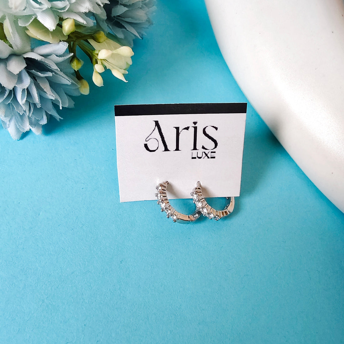 Diamante bali earring
