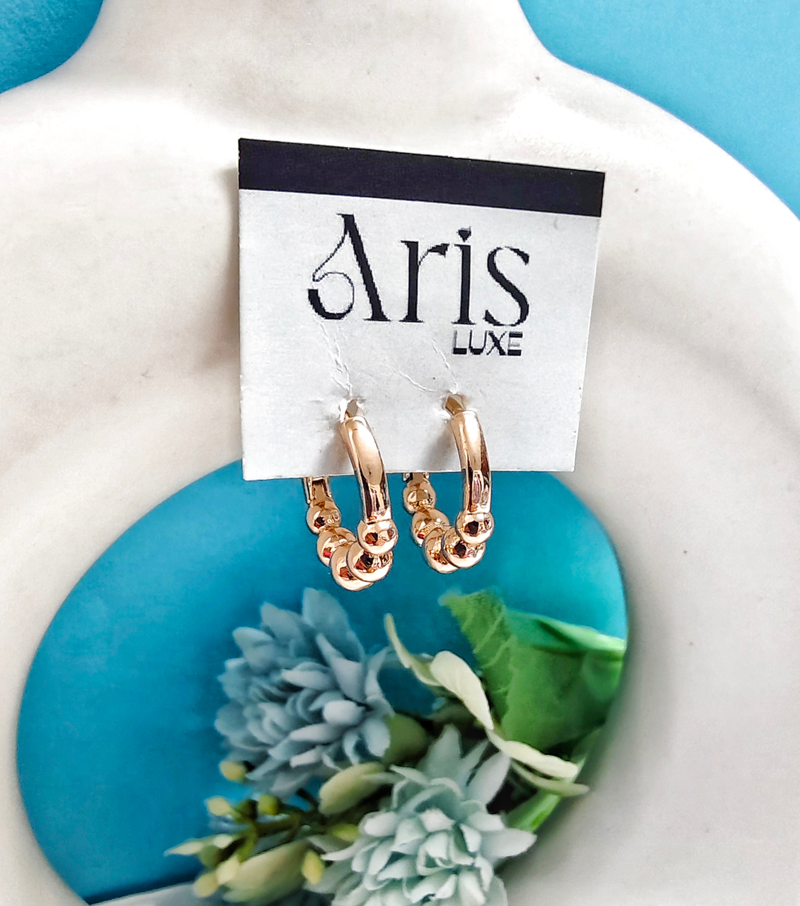 Bubble ball bali earring