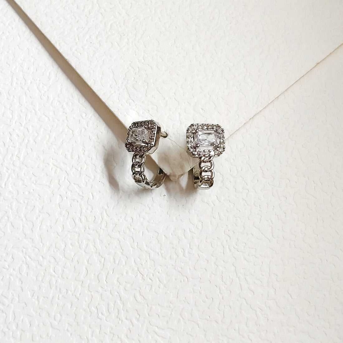 Prism square bali earring