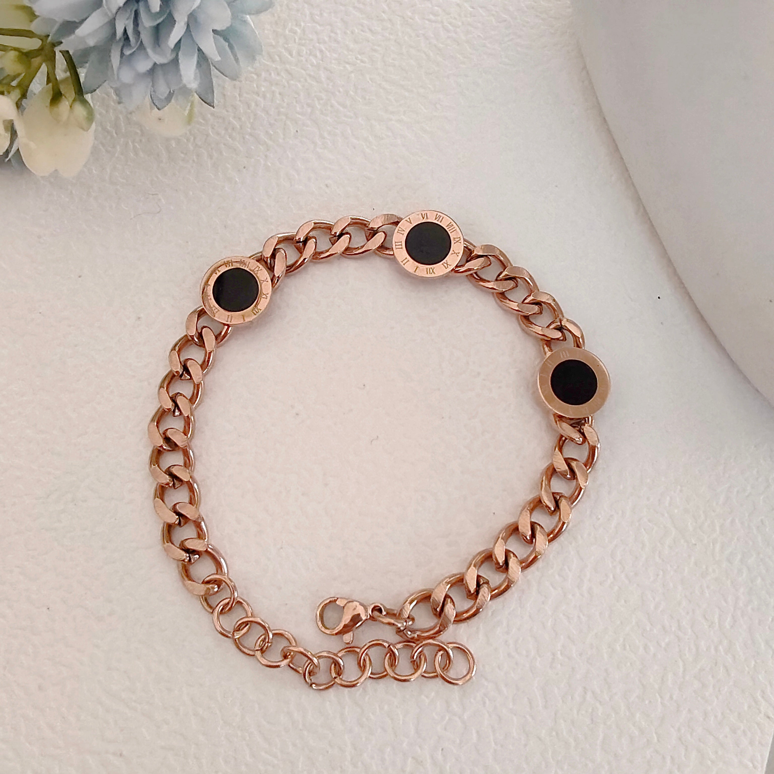 Roman numeral bracelet