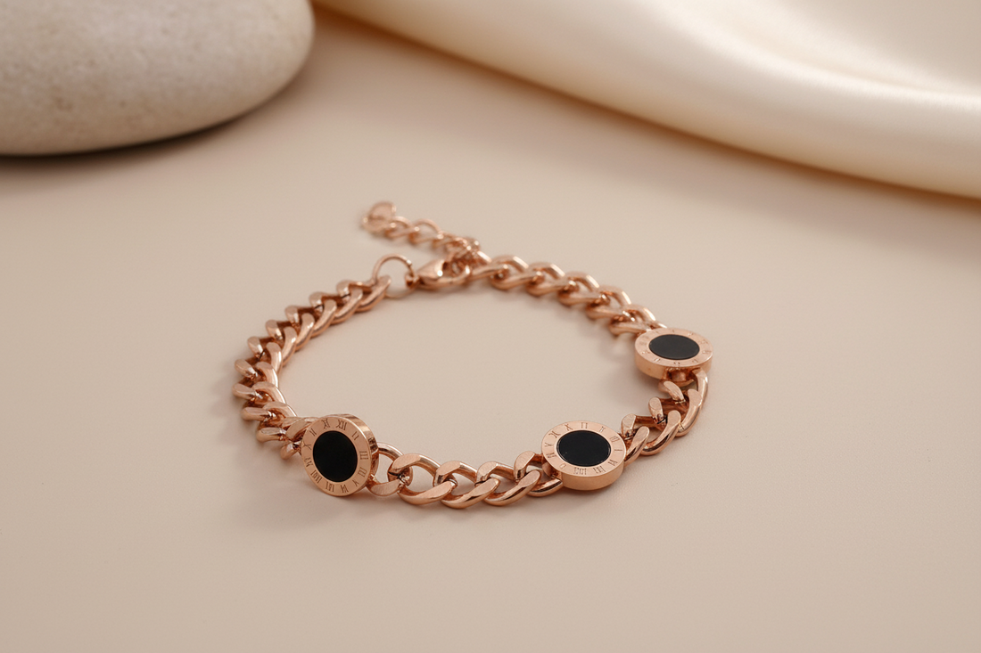 Roman numeral bracelet