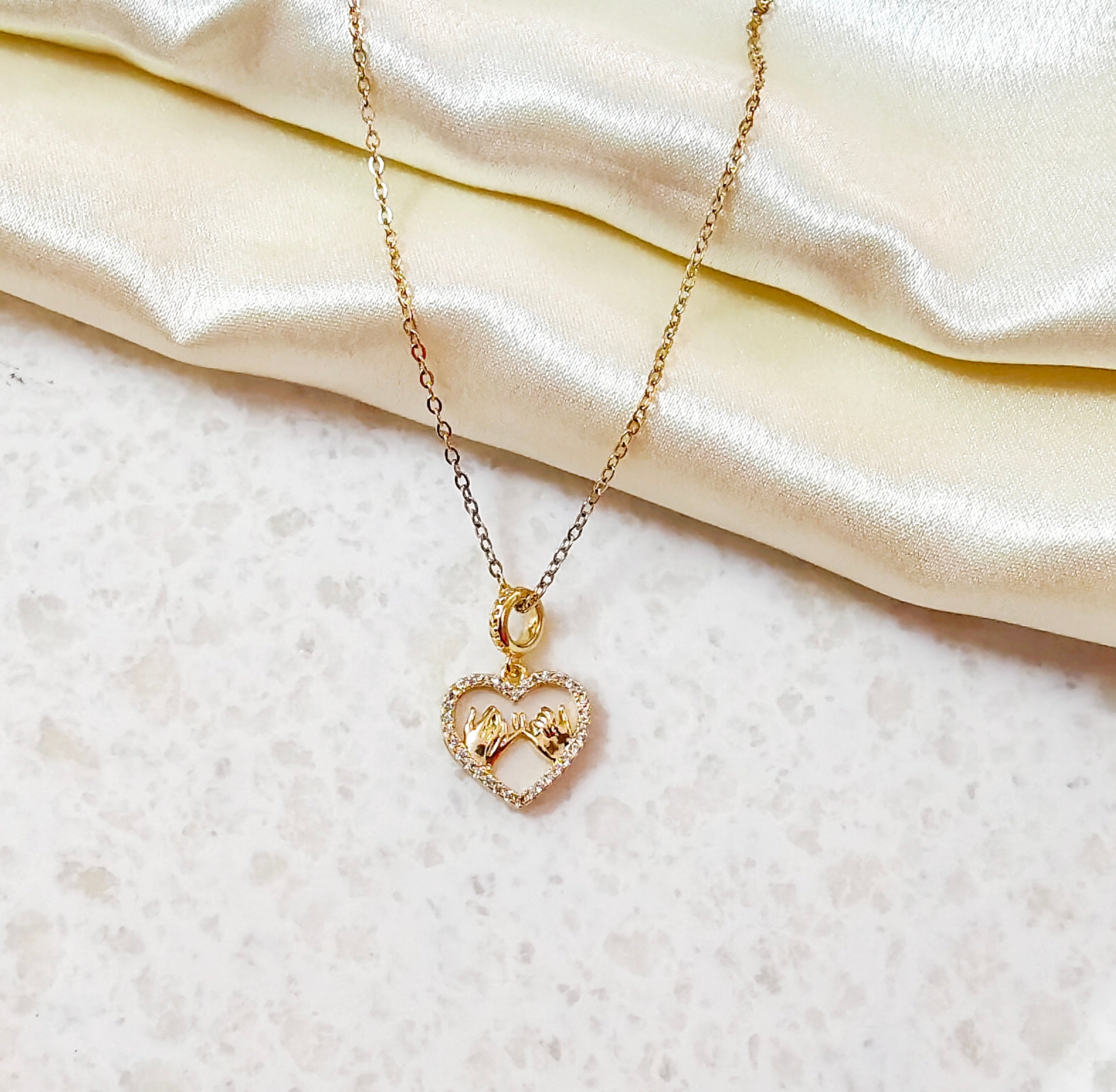 Pinky promise necklace
