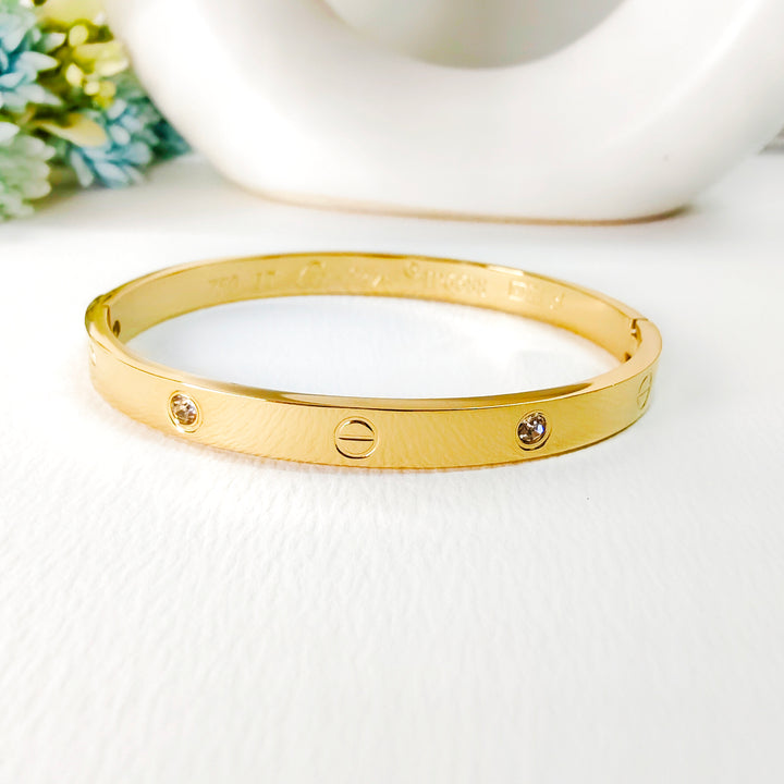 Gold plated bracelet