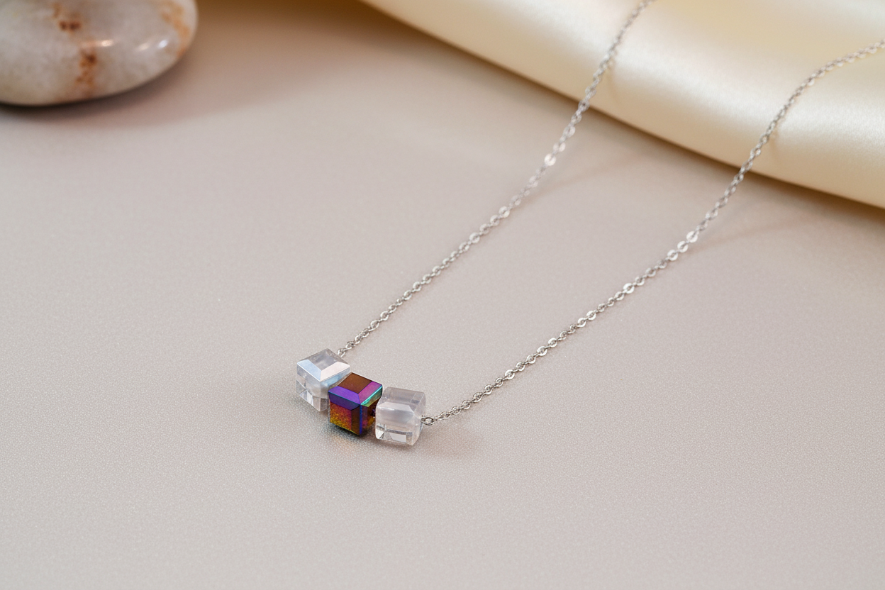 Three cubes minimal necklace