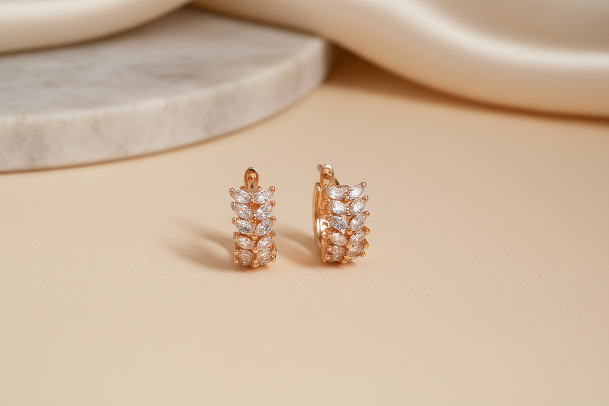 Shop stone embellished bali earring