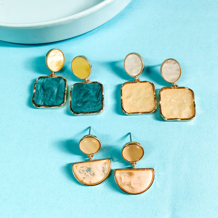 Marble earring combo