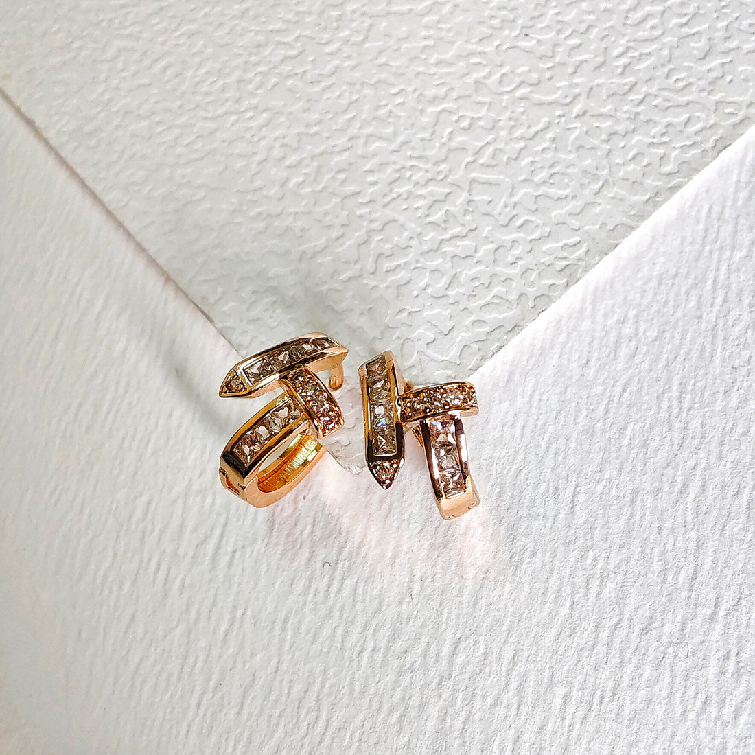 Twisted tip bali earring