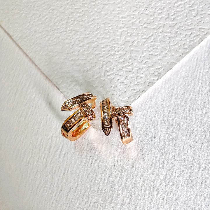 Twisted tip bali earring