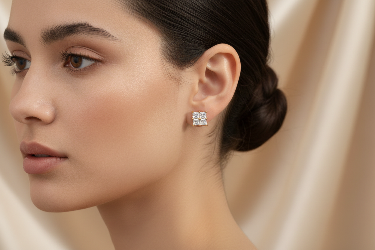 Daimond studs earring