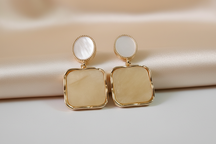Sweet square earring